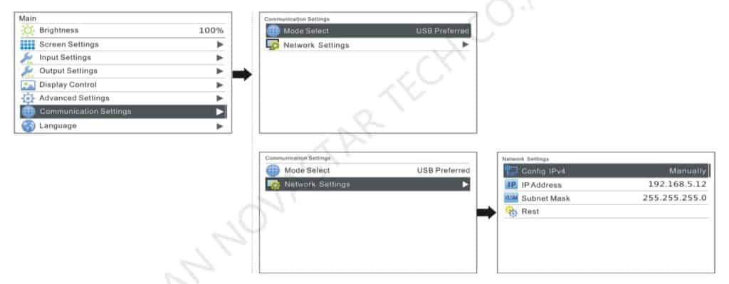 Communication-Settings