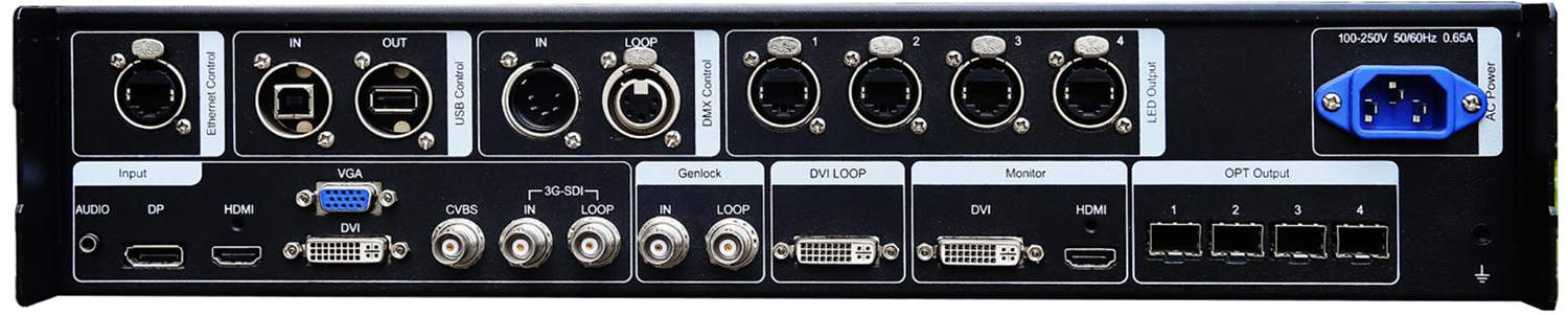 NovaPro HD rear panel