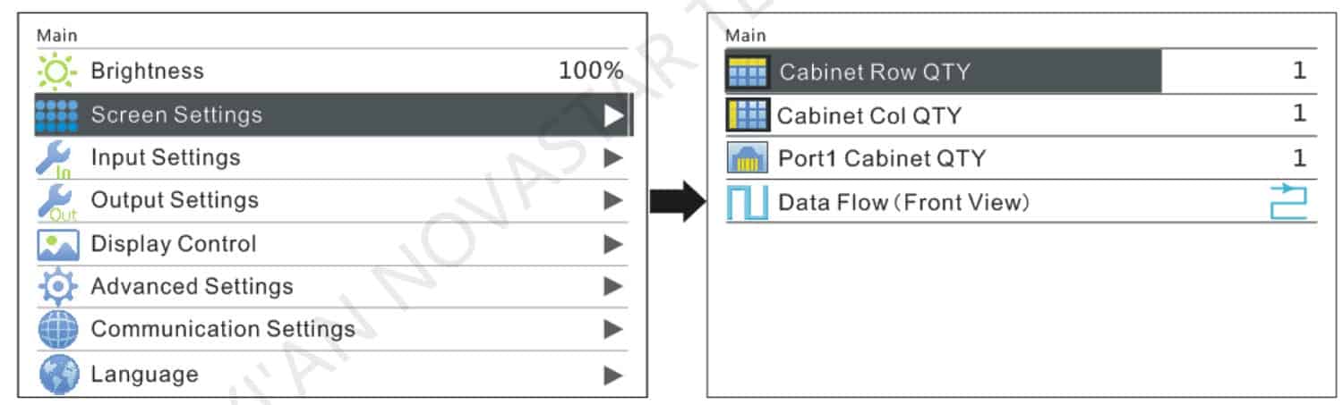 Screen-Settings