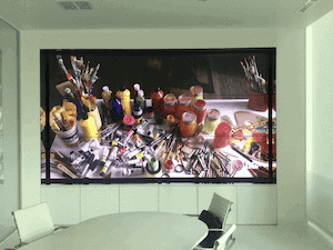 3 X 3 VIDEO WALL - 55" - Phillips bdl5588xc - Installed