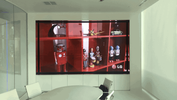 3 X 3 VIDEO WALL - 55" - Phillips bdl5588xc - Installed