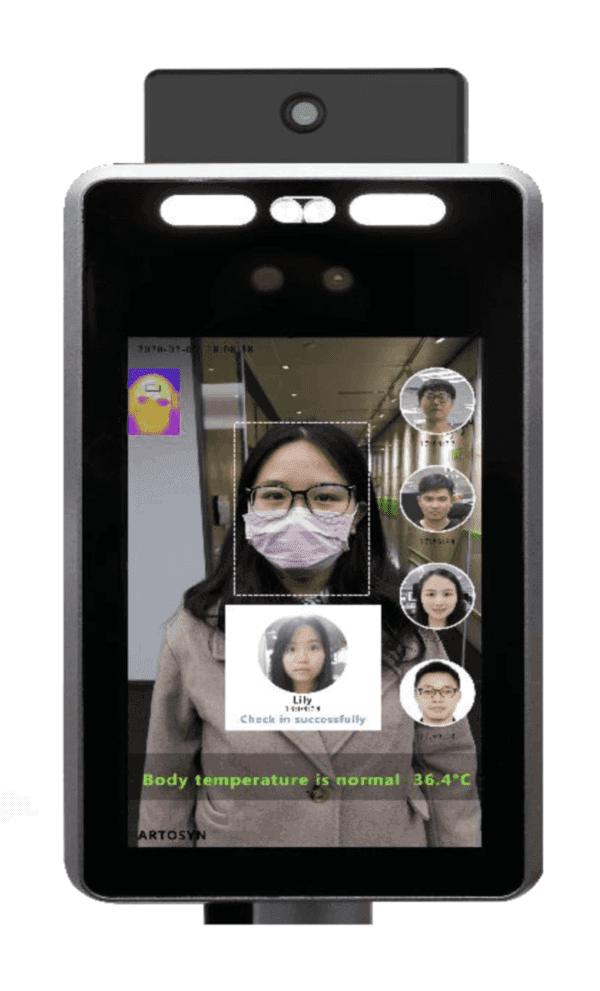 Covid screen check in screen