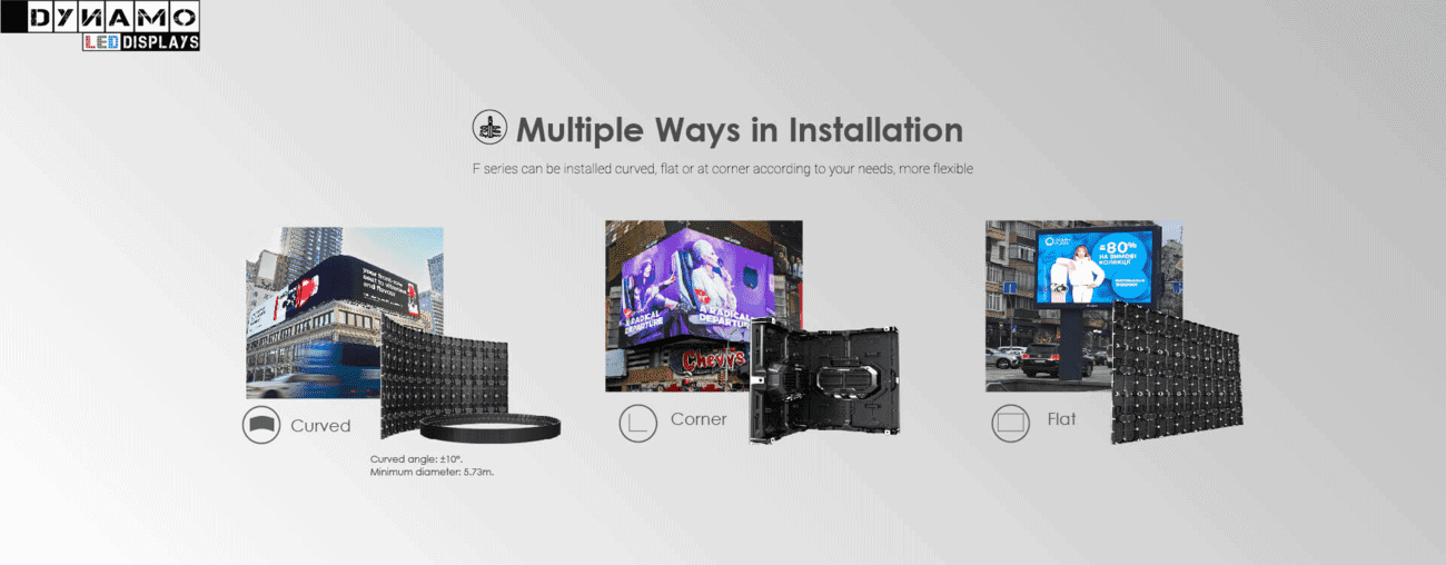 Dynamoled Displays F Series Outdoor Installations 10