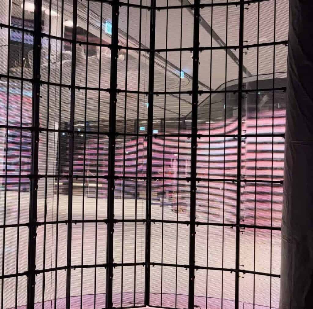 Transparent LED screen