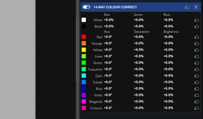 14 way colour correct