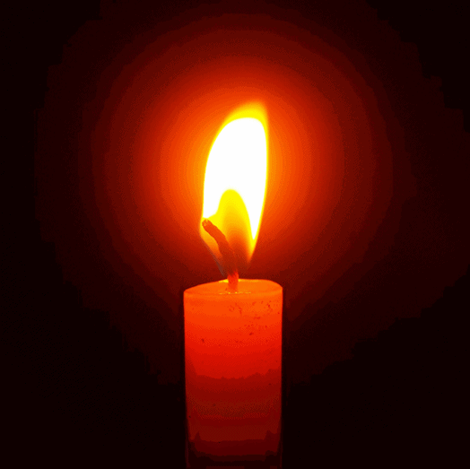 ompare the two photographs of identical LED panels displaying a low-brightness image. One is without Dark Magic, where banding is clearly visible around the flame. The second is with Dark Magic enabled – the gradients are smoother, and there is increased detail in the darker areas.