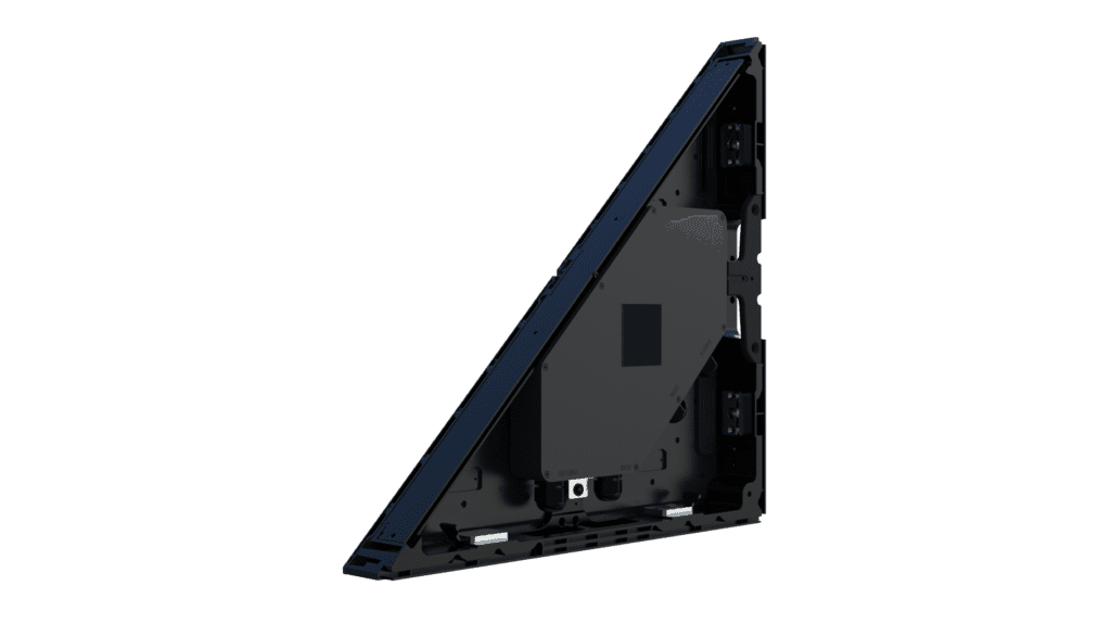 Custom triangle LED cabinet