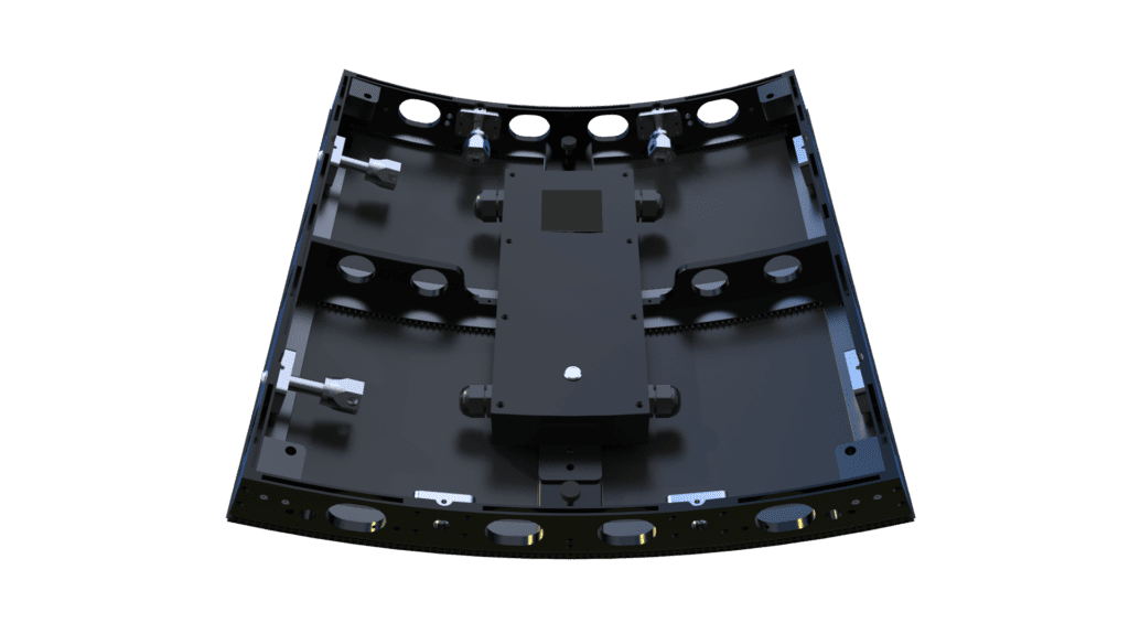 Curved LED Cabinet
