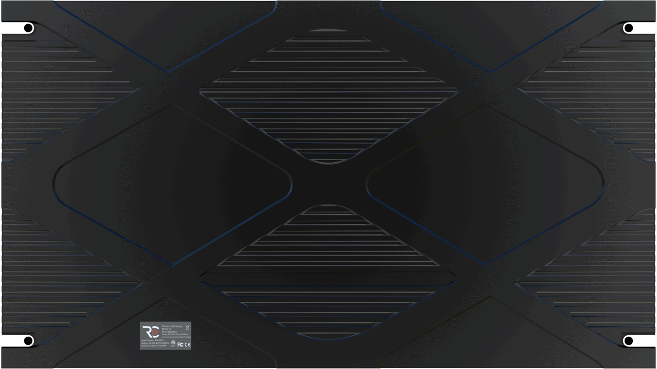 DFH rear view of LED cabinet