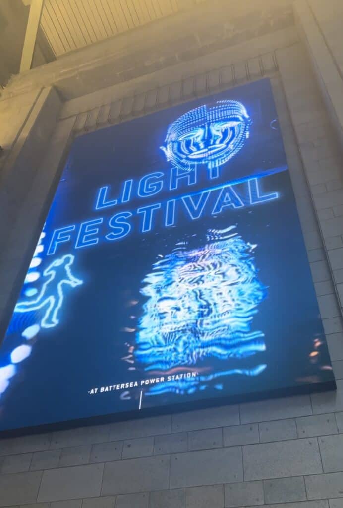 LED Billboard at Battersea Power Station