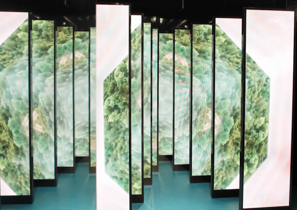 Audemars Piguet's LED screen, Harrods