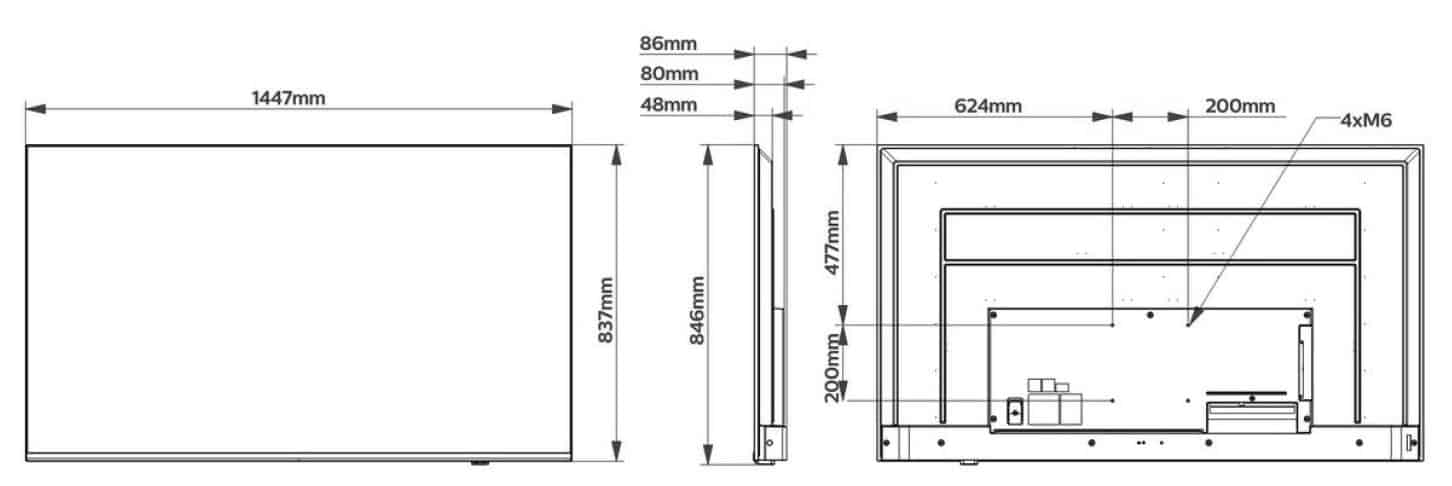 65BFL2214-dimension