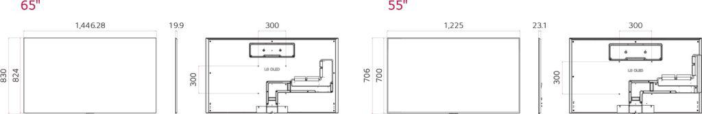 DIMENSION-55WS960H