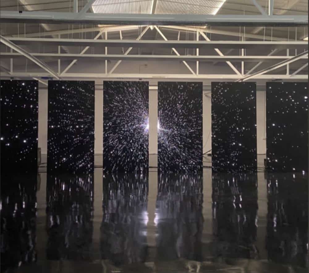 LED ART install