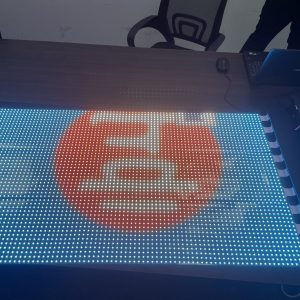 Transparent LED Film test