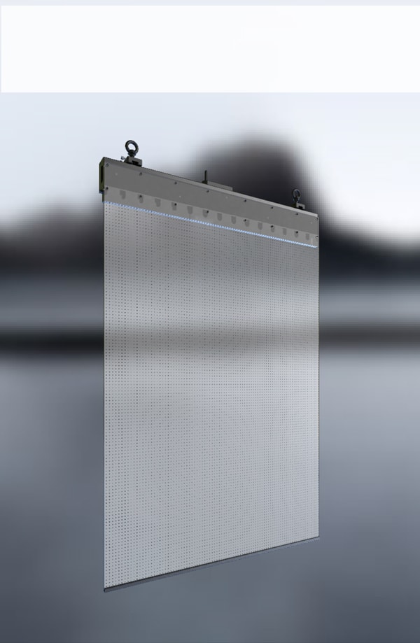 Transparent LED STRAIGHT-HANGING
