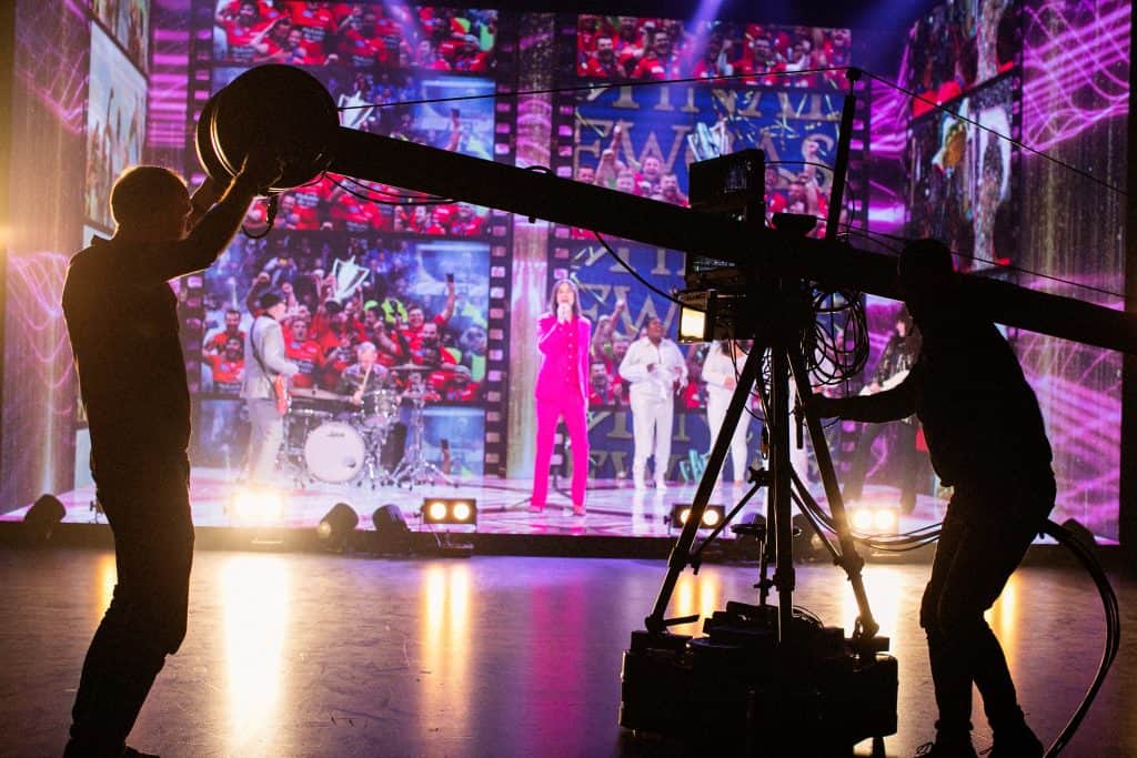 Commercial filmed using LED virtual production